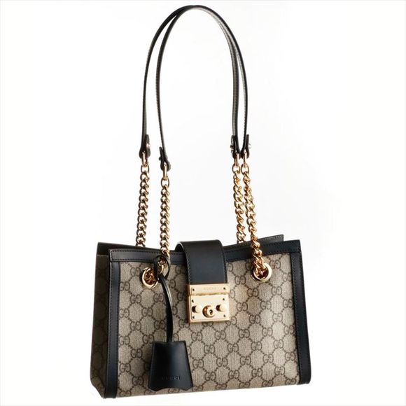 Gucci Shoulder Bag Strap Canvas Calfskin GG Pattern - Picture 1 of 5